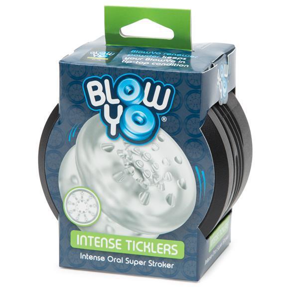 BlowYo - Intense Ticklers Oral Super Stroker (Clear) -  Masturbator Soft Stroker (Non Vibration)  Durio.sg