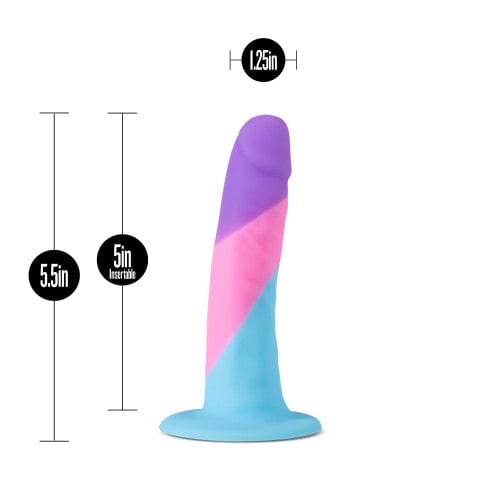 Blush Novelties - Avant D15 Vision of Love Silicone Realistic Dildo 5.5" (Multi Colour) -  Realistic Dildo with suction cup (Non Vibration)  Durio.sg