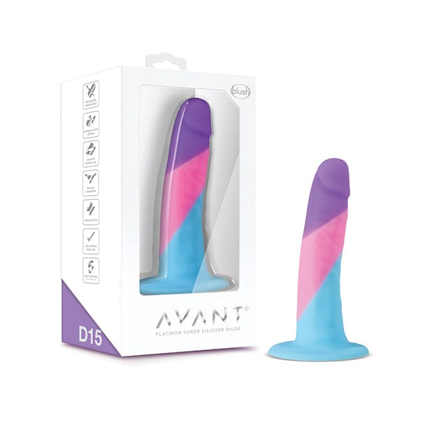 Blush Novelties - Avant D15 Vision of Love Silicone Realistic Dildo 5.5&quot; (Multi Colour) -  Realistic Dildo with suction cup (Non Vibration)  Durio.sg