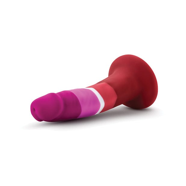 Blush Novelties - Avant P3 Lesbian Pride Beauty Silicone Dong Realistic Dildo 5.5" (Multi Colour) -  Realistic Dildo with suction cup (Non Vibration)  Durio.sg