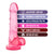 Blush Novelties - B Yours Sweet n Hard 4 Realistic Dildo with Balls 7" (Pink) -  Realistic Dildo with suction cup (Non Vibration)  Durio.sg