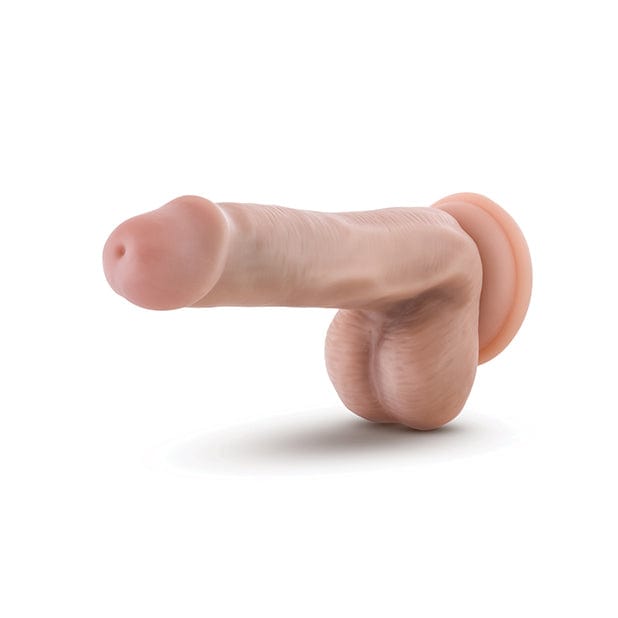Blush Novelties - Dr Skin Silicone Dr Daniel Realistic Dildo with Balls 6" (Vanilla) -  Realistic Dildo with suction cup (Non Vibration)  Durio.sg