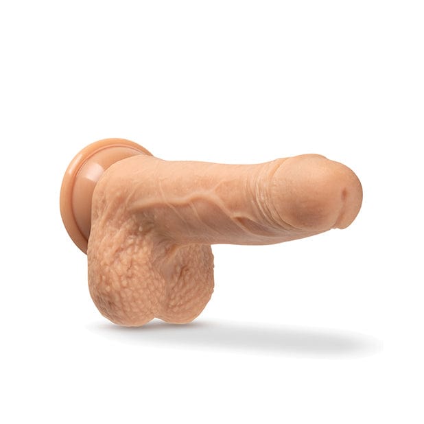 Blush Novelties - Dr Skin Silicone Dr Grey Thrusting Realistic Dildo with Balls 7" (Beige) -  Realistic Dildo with suction cup (Vibration) Rechargeable  Durio.sg