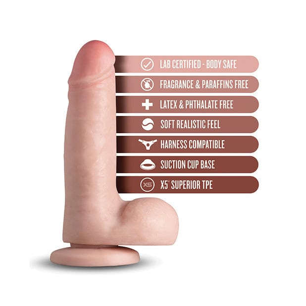 Blush Novelties - Loverboy K Pop Star Realistic Dildo with Balls 7.25" (Beige) -  Realistic Dildo with suction cup (Non Vibration)  Durio.sg