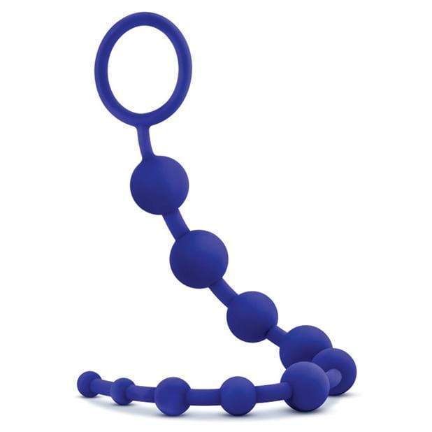 Blush Novelties - Luxe Silicone 10 Anal Beads (Purple) -  Anal Beads (Non Vibration)  Durio.sg
