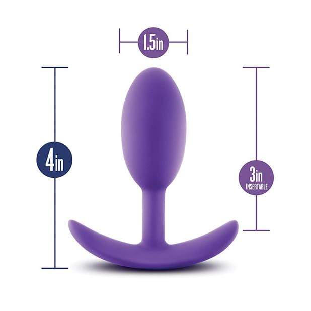 Blush Novelties - Luxe Wearable Vibra Slim Anal Plug Medium (Purple) -  Anal Plug (Non Vibration)  Durio.sg
