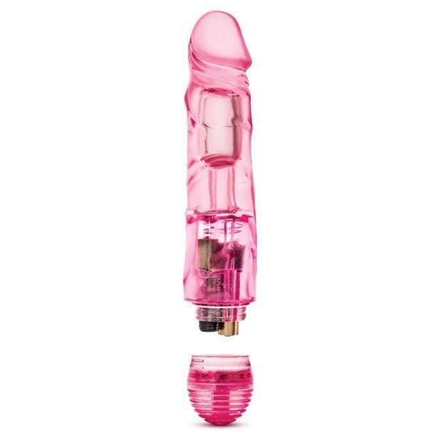 Blush Novelties - Naturally Yours The Little One Vibrator (Pink) -  Realistic Dildo w/o suction cup (Vibration) Non Rechargeable  Durio.sg