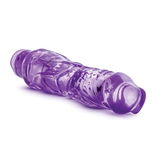 Blush Novelties - Naturally Yours Wild Ride Realistic Vibrating Dildo 9" (Purple) -  Realistic Dildo w/o suction cup (Vibration) Non Rechargeable  Durio.sg