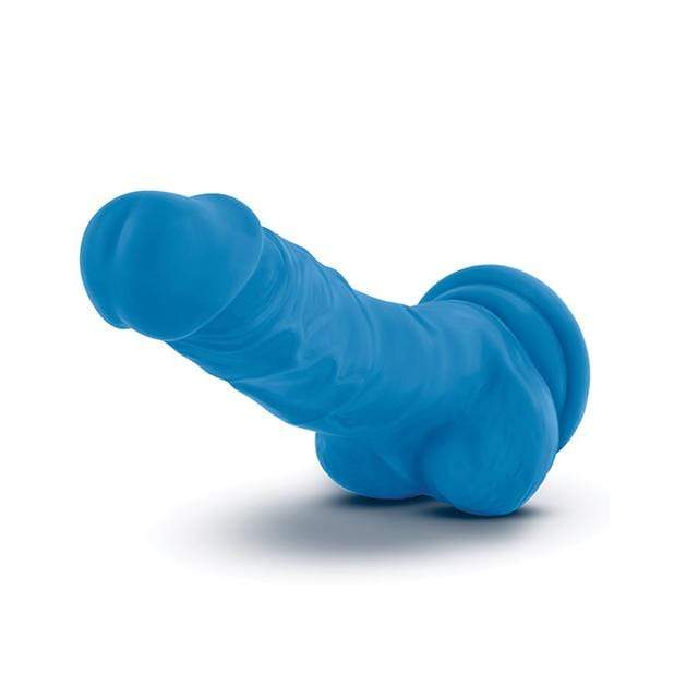 Blush Novelties - Neo Dual Density Realistic Cock with Balls 7.5" (Blue) -  Realistic Dildo with suction cup (Non Vibration)  Durio.sg
