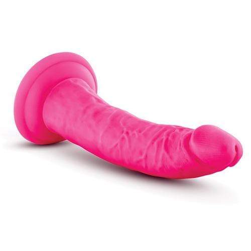 Blush Novelties - Neo Elite Silicone Dual Density Cock with Balls 7.5" (Pink) -  Realistic Dildo with suction cup (Non Vibration)  Durio.sg
