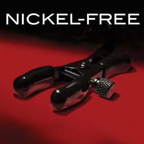 Blush Novelties - Noir Pom Adjustable Nipple Clamps (Black) -  Nipple Clamps (Non Vibration)  Durio.sg