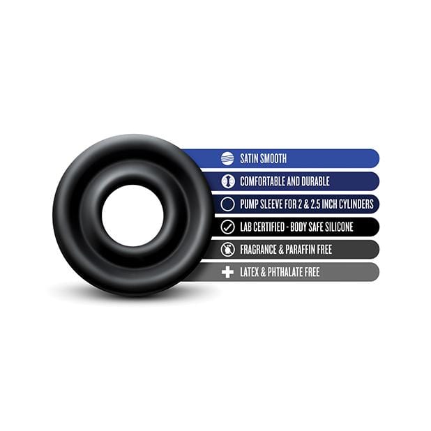 Blush Novelties - Performance Silicone Pump Sleeve Accessory Medium (Black) -  Accessories  Durio.sg