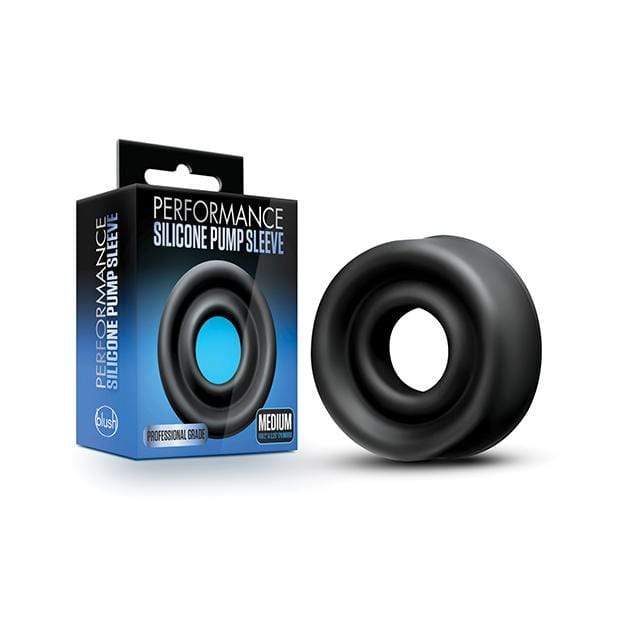 Blush Novelties - Performance Silicone Pump Sleeve Accessory Medium (Black) -  Accessories  Durio.sg