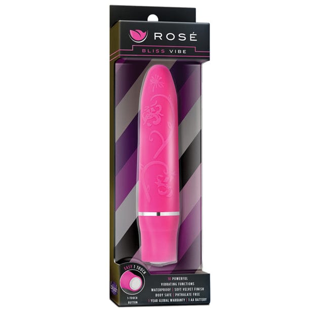 Blush Novelties - Rose Bliss Vibe Bullet Vibrator (Pink) -  Bullet (Vibration) Non Rechargeable  Durio.sg