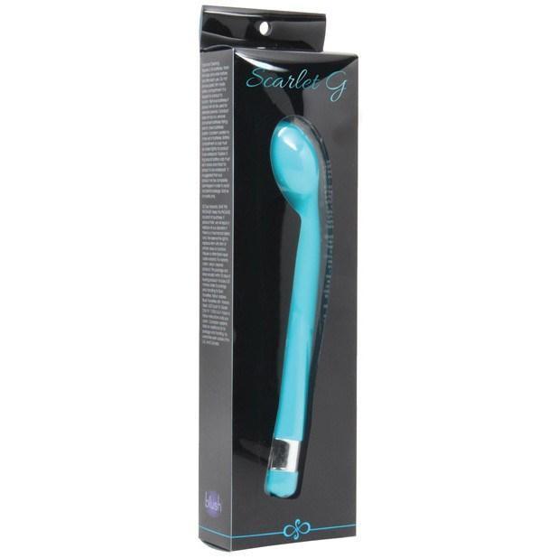 Blush Novelties - Rose Scarlet G Vibrator (Blue) -  G Spot Dildo (Vibration) Non Rechargeable  Durio.sg