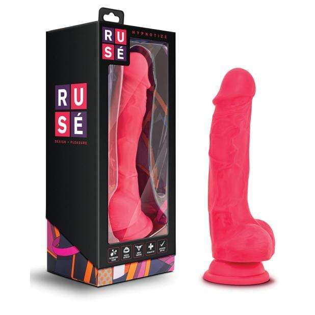 Blush Novelties - Ruse Hypnotize Pleasure Dildo 7.5" (Red) -  Realistic Dildo with suction cup (Non Vibration)  Durio.sg