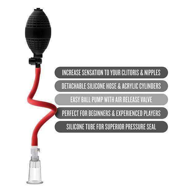 Blush Novelties - Temptasia Beginner's Clitoral Pumping System (Black) -  Clitoral Pump (Non Vibration)  Durio.sg