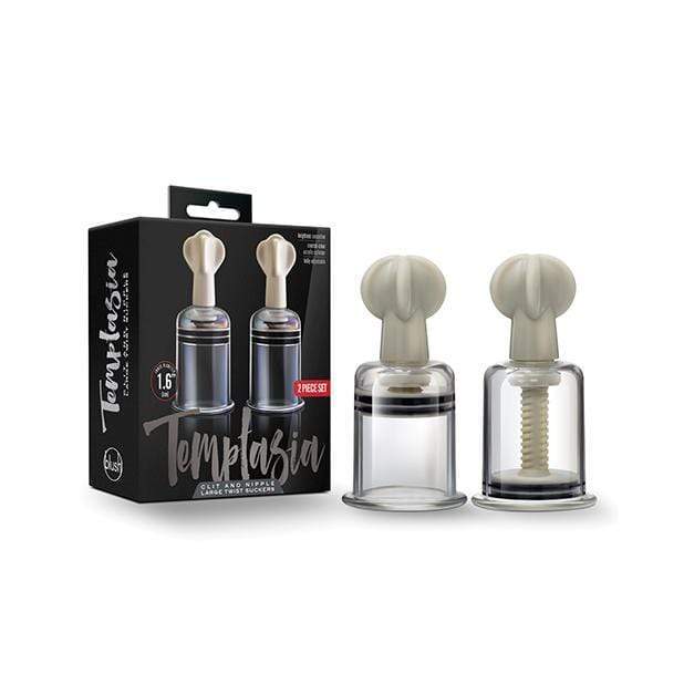 Blush Novelties - Temptasia Clit and Nipple Large Twist Suckers Set of 2 (Clear) -  Nipple Pumps (Non Vibration)  Durio.sg