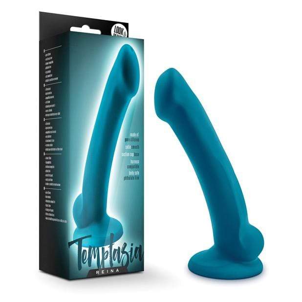 Blush Novelties - Temptasia Reina G Spot Dildo (Blue) -  G Spot Dildo (Non Vibration)  Durio.sg
