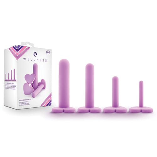 Blush Novelties - Wellness 4 Piece Vaginal Dilator Kit (Purple) -  Non Realistic Dildo w/o suction cup (Non Vibration)  Durio.sg