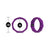 Blush Novelties - Wellness Geo C Ring (Purple) -  Silicone Cock Ring (Non Vibration)  Durio.sg