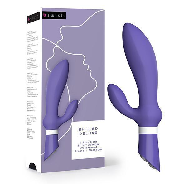 Bswish - Bfilled Deluxe Prostate Massager (Purple) -  Prostate Massager (Vibration) Non Rechargeable  Durio.sg