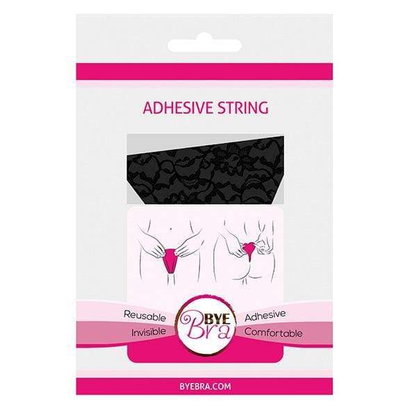 Bye Bra - Adhesive Invisible G String Lace O/S (Black) -  Panties  Durio.sg