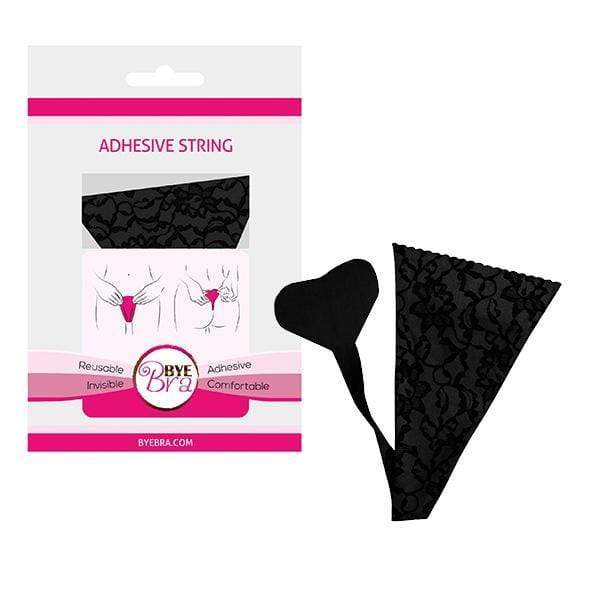 Bye Bra - Adhesive Invisible G String Lace O/S (Black) -  Panties  Durio.sg