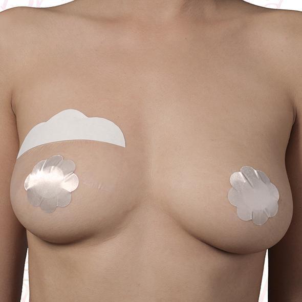 Bye Bra - Breast Lift Tape with Silk Nipple Covers Cup A-C 4 Pairs (Nude) -  Costumes  Durio.sg