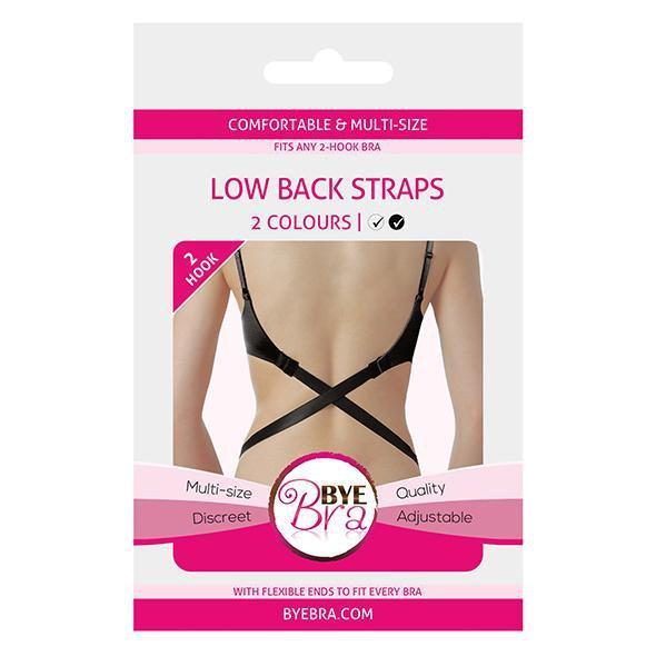 Bye Bra - Flexible Low Back Straps for 2-Hook Bra (Black & White) -  Costumes  Durio.sg