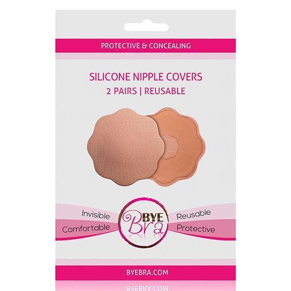 Bye Bra - Protective and Concealing Silicone Nipple Covers 2 Pairs (Nude) -  Costumes  Durio.sg
