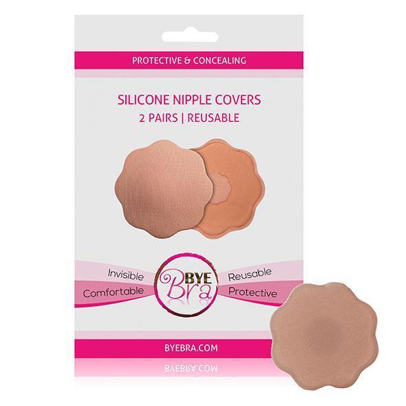 Bye Bra - Protective and Concealing Silicone Nipple Covers 2 Pairs (Nude) -  Costumes  Durio.sg