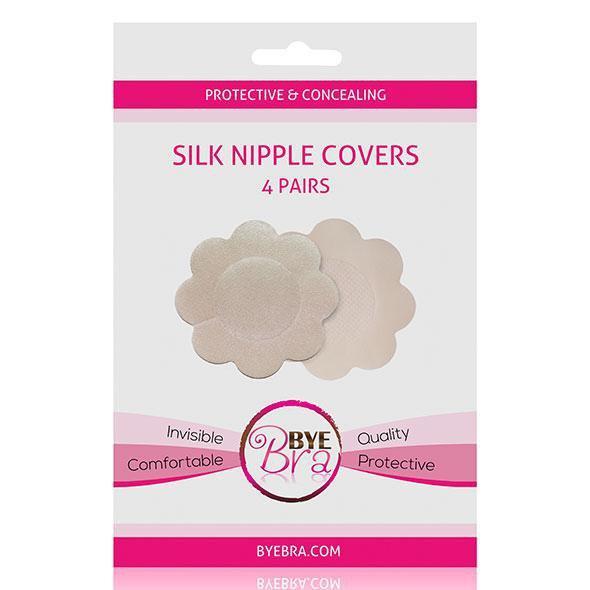 Bye Bra - Protective and Concealing Silk Nipple Covers 4 Pairs (Nude) -  Costumes  Durio.sg