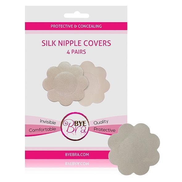 Bye Bra - Protective and Concealing Silk Nipple Covers 4 Pairs (Nude) -  Costumes  Durio.sg