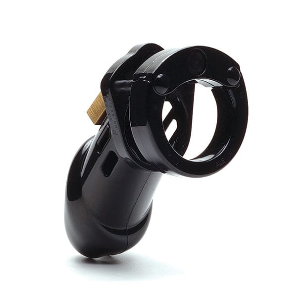 CBX - CB-6000 3 1/4" Chastity Cock Cage and Lock Set (Black) -  Plastic Cock Cage (Non Vibration)  Durio.sg