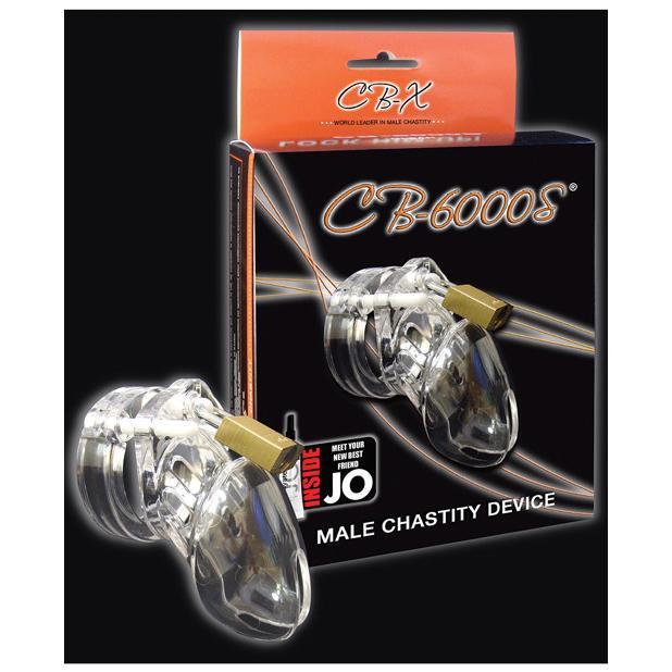 CBX - CB-6000 3 1/4&quot; Cock Cage and Lock Set (Clear) -  Metal Cock Cage (Non Vibration)  Durio.sg