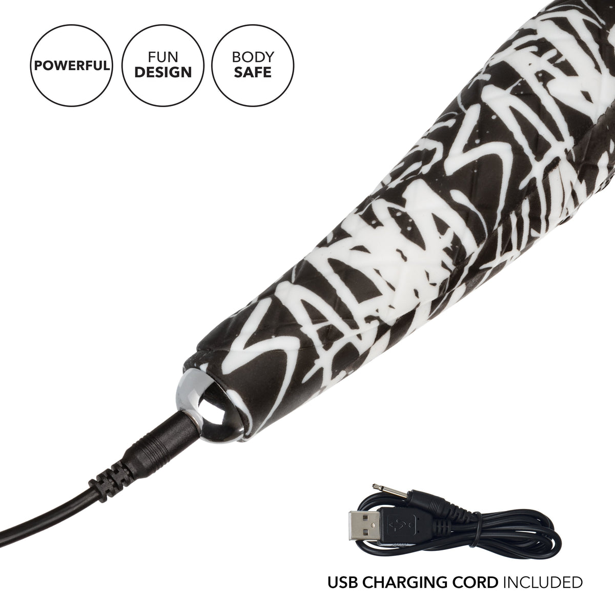 Calexotics - Hype Rechargeable Wand Massager (Multicolor) -  Wand Massagers (Vibration) Rechargeable  Durio.sg