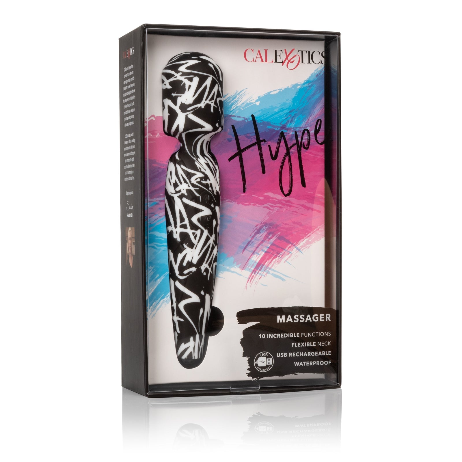 Calexotics - Hype Rechargeable Wand Massager (Multicolor) -  Wand Massagers (Vibration) Rechargeable  Durio.sg