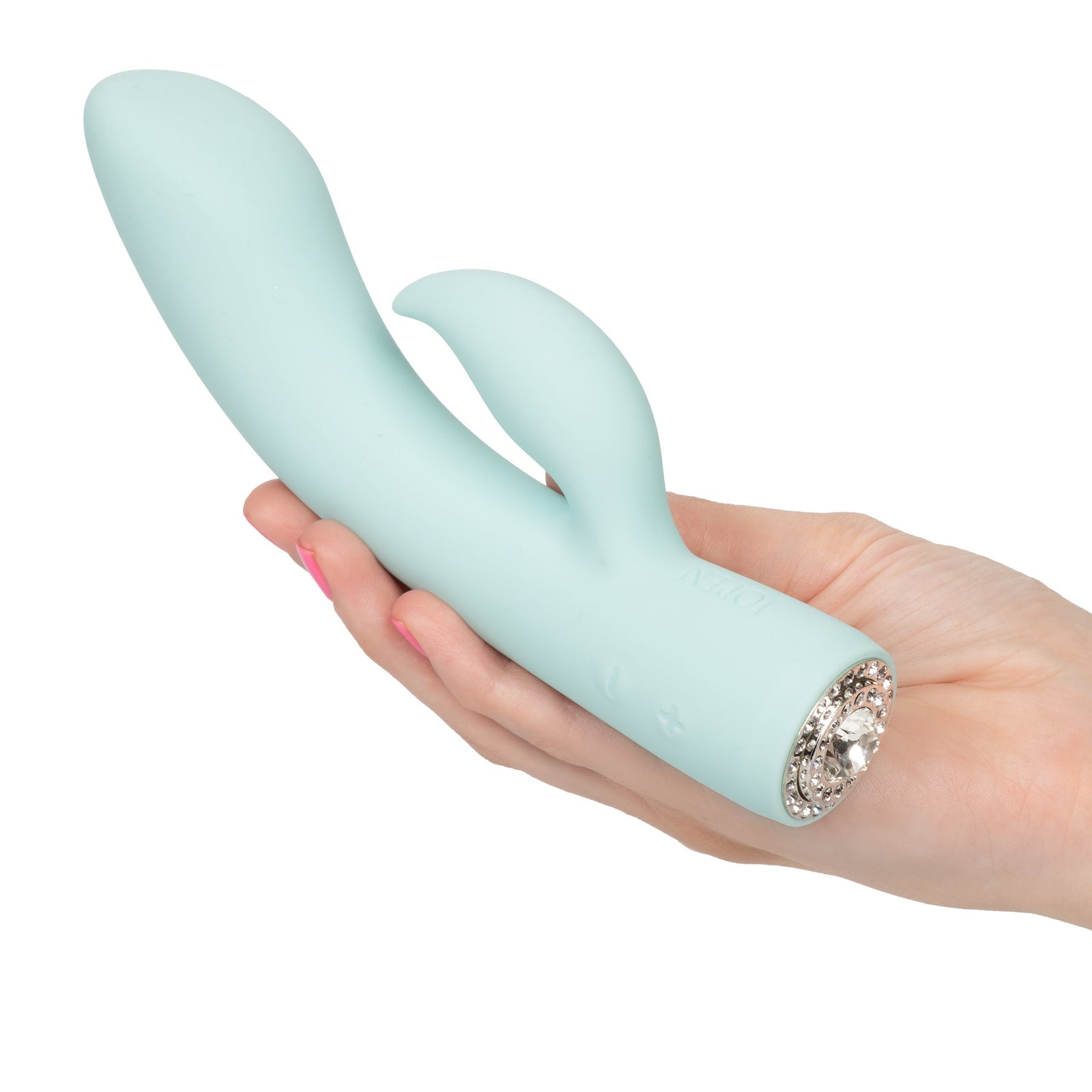 Calexotics - Pave Silicone Rabbit Vibrator Marilyn (Blue) -  Rabbit Dildo (Vibration) Rechargeable  Durio.sg