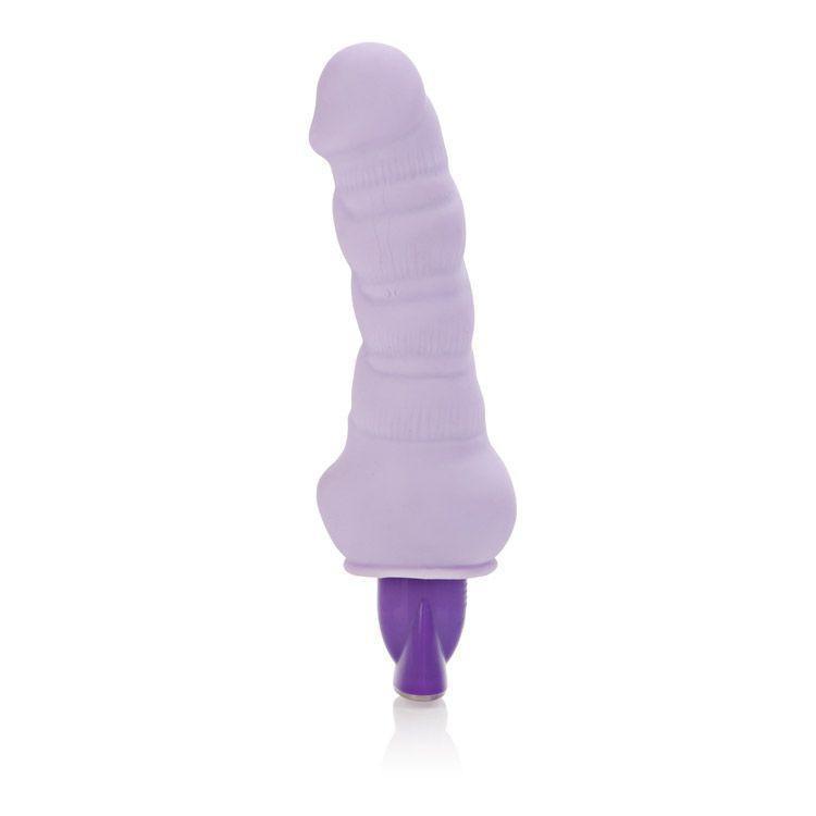 California Exotics - 10-Function Pure Bendie Vibrator (violet) -  Non Realistic Dildo w/o suction cup (Vibration) Non Rechargeable  Durio.sg