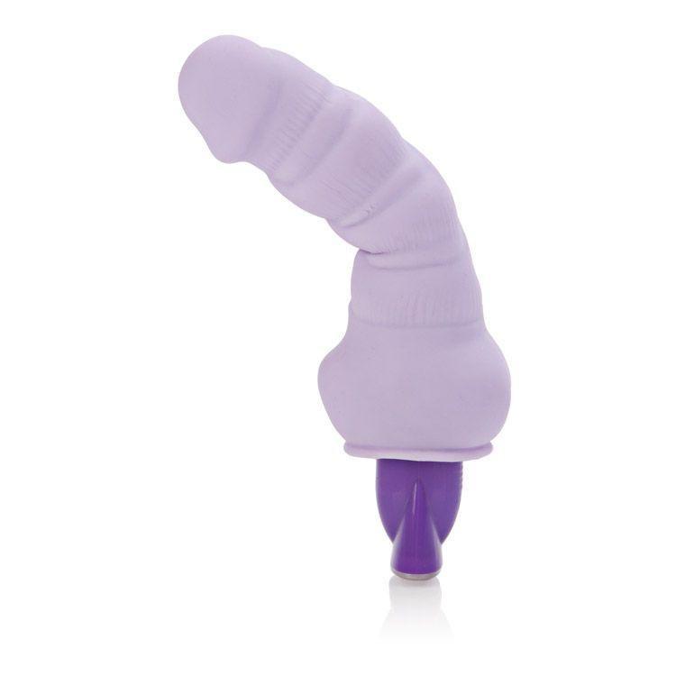 California Exotics - 10-Function Pure Bendie Vibrator (violet) -  Non Realistic Dildo w/o suction cup (Vibration) Non Rechargeable  Durio.sg