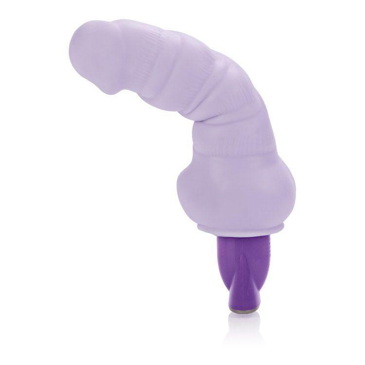 California Exotics - 10-Function Pure Bendie Vibrator (violet) -  Non Realistic Dildo w/o suction cup (Vibration) Non Rechargeable  Durio.sg