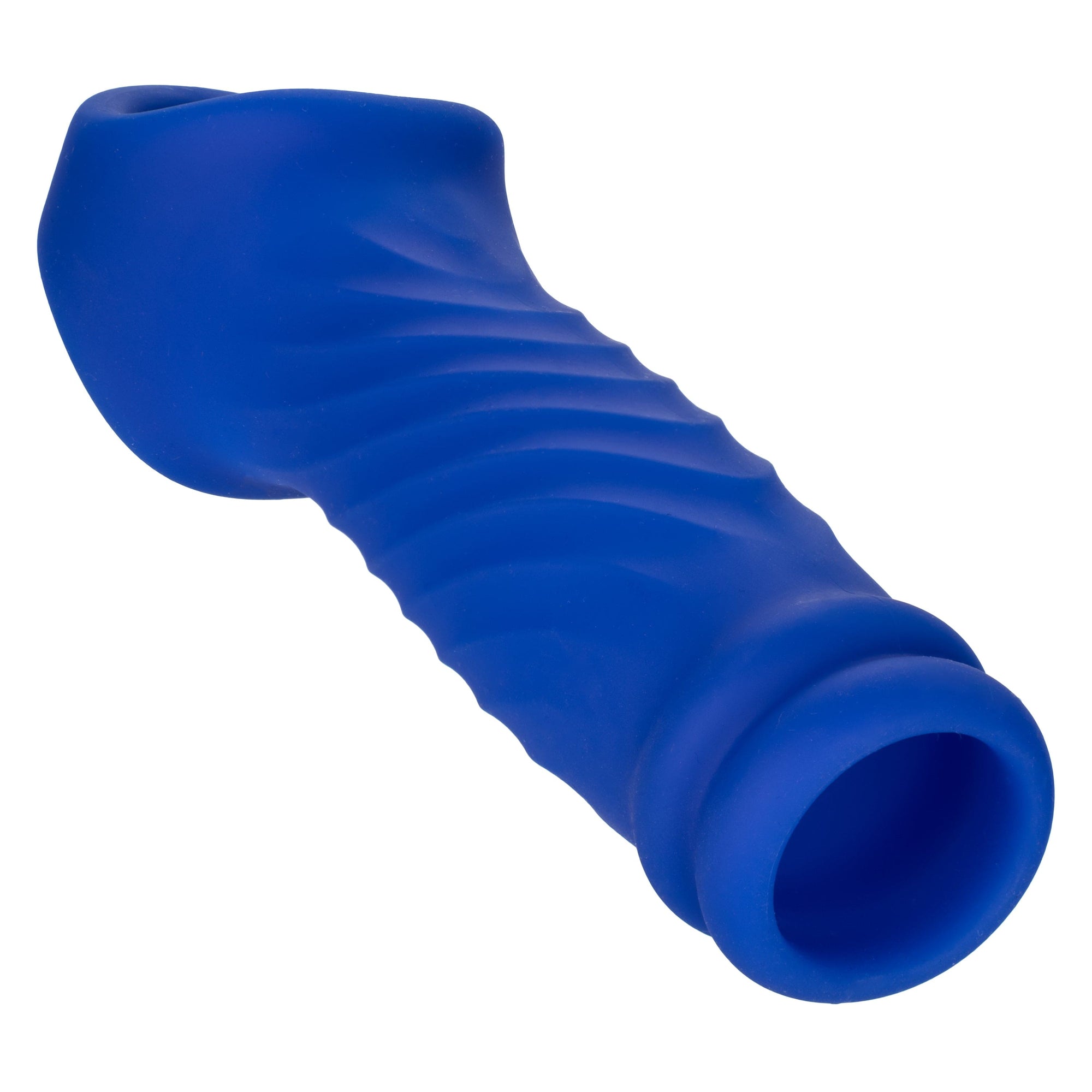 California Exotics - Admiral Liquid Silicone Wave Extension Cock Sleeve (Blue) -  Cock Sleeves (Non Vibration)  Durio.sg