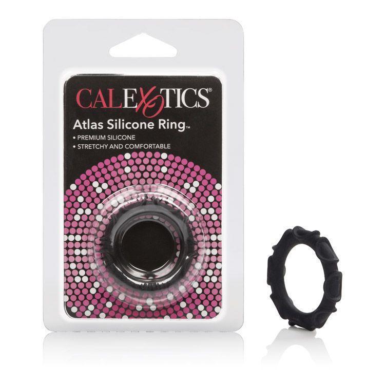 California Exotics - Adonis Atlas Silicone Ring (Black) -  Silicone Cock Ring (Non Vibration)  Durio.sg