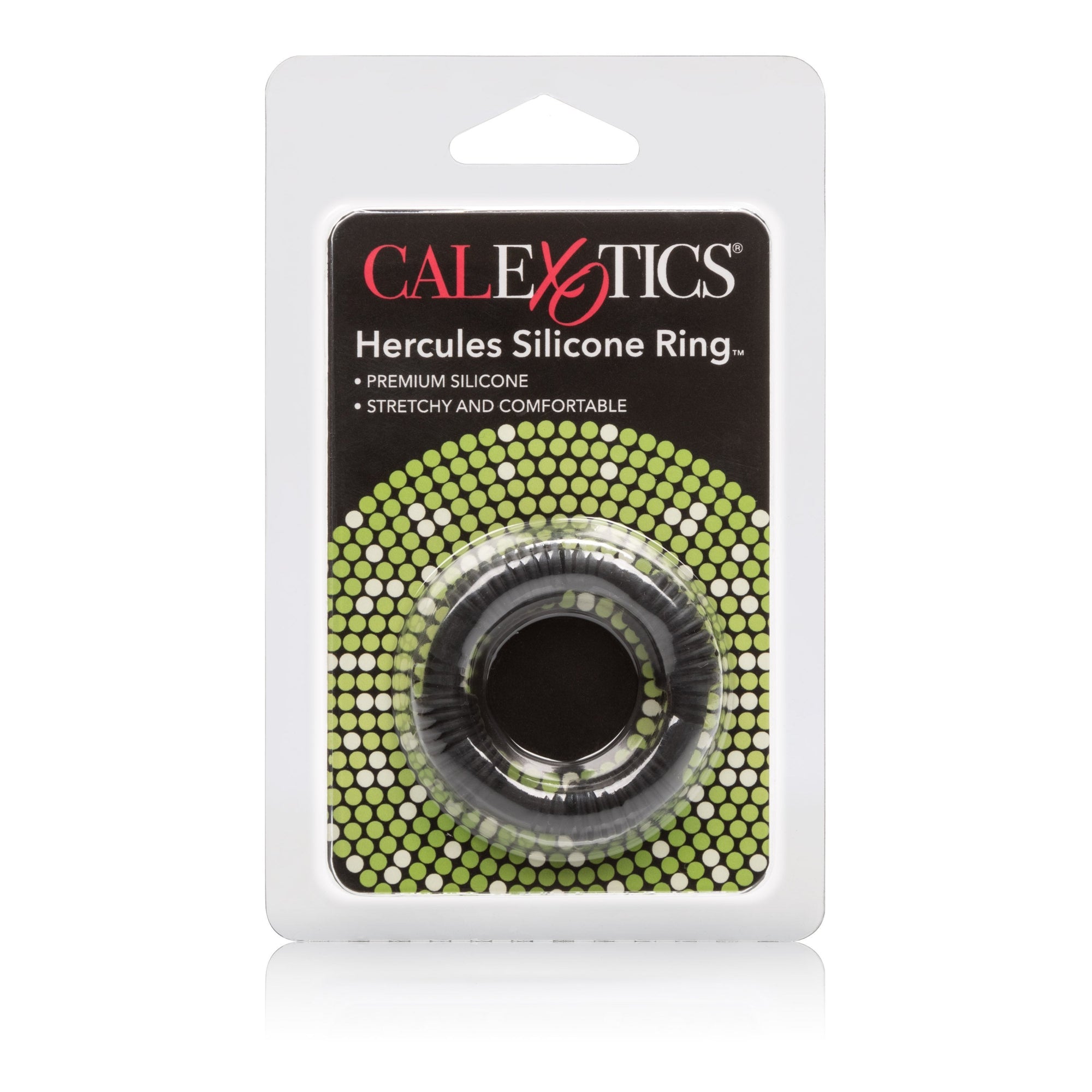 California Exotics - Adonis Hercules Silicone Cock Ring (Black) -  Silicone Cock Ring (Non Vibration)  Durio.sg