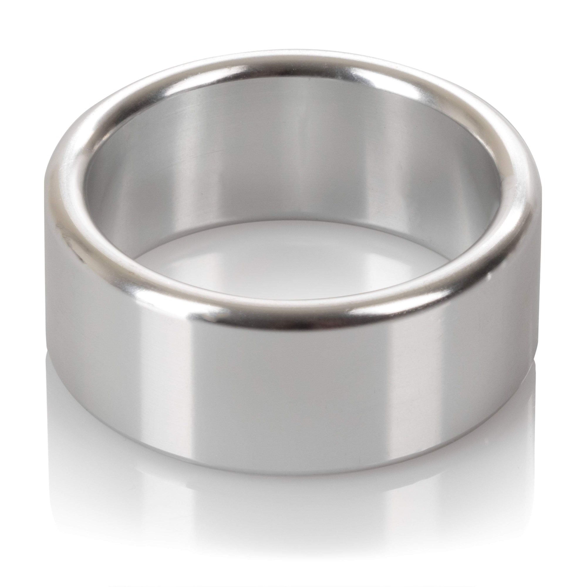 California Exotics - Alloy Metallic Cock Ring Medium (Silver) -  Metal Cock Ring (Non Vibration)  Durio.sg