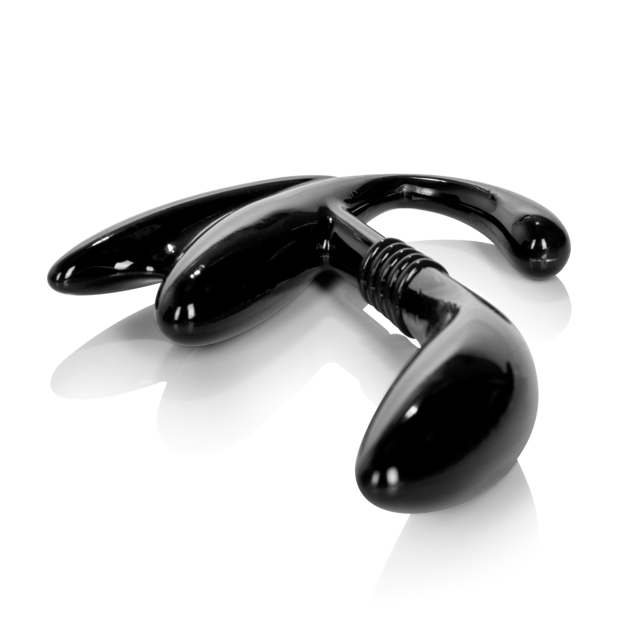 California Exotics - Apollo Curved Prostate Probe Massager (Black) -  Prostate Massager (Non Vibration)  Durio.sg