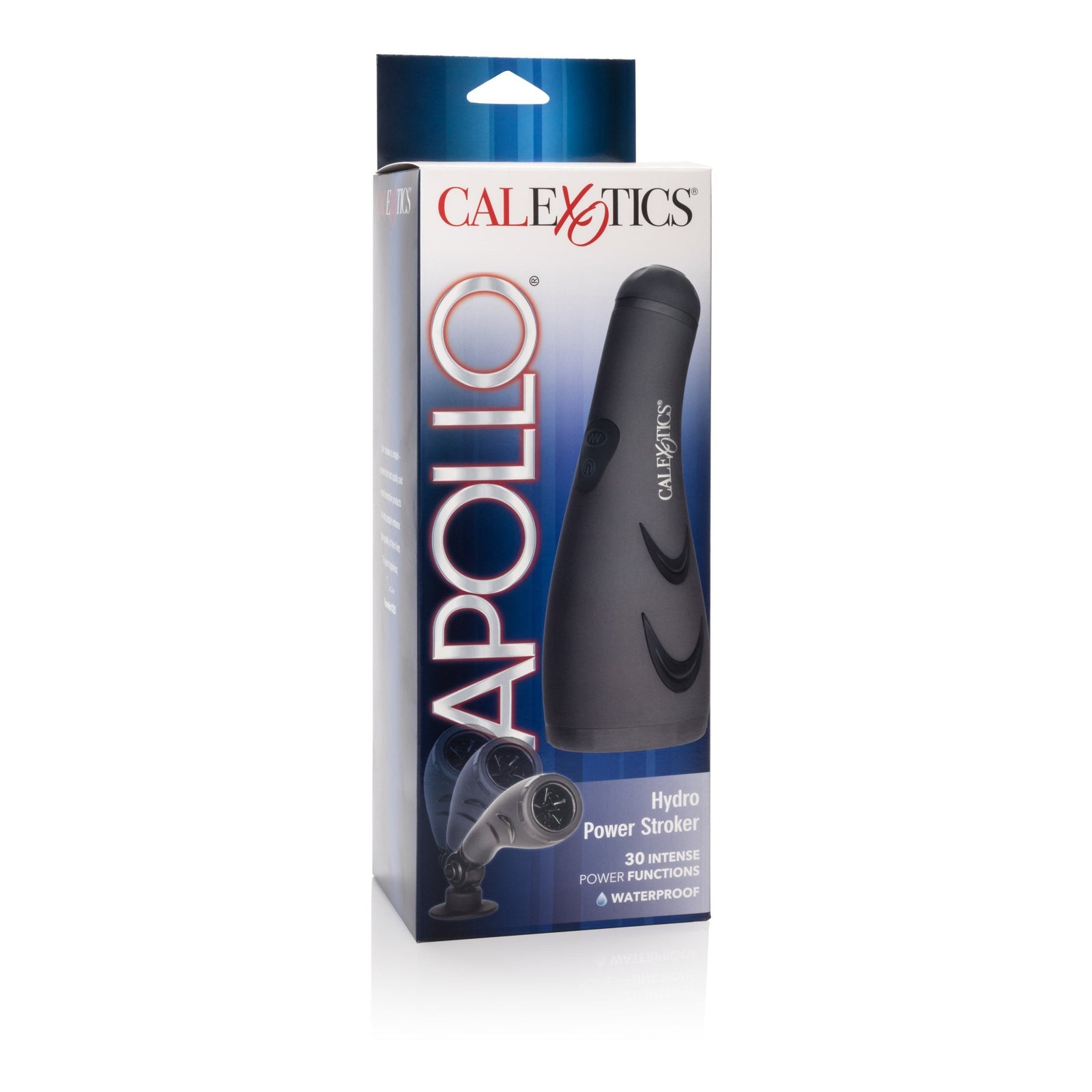 California Exotics - Apollo Hydro Power Stroker Masturbator (Black) -  Masturbator (Hands Free) Non Rechargeable  Durio.sg