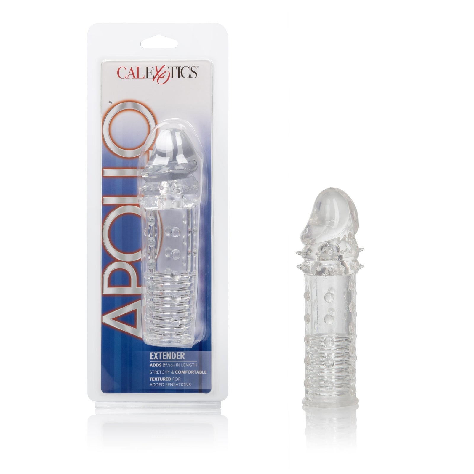California Exotics - Apollo Penis Extender (Clear) -  Cock Sleeves (Non Vibration)  Durio.sg