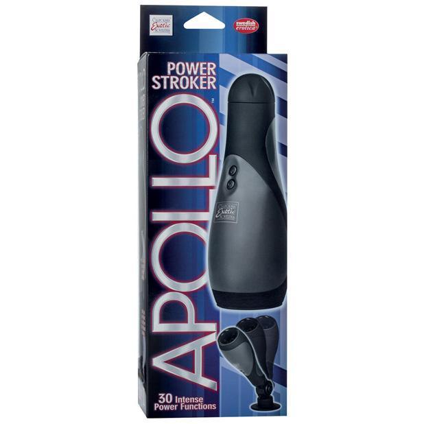 California Exotics - Apollo Power Stroker (Black) -  Masturbator (Hands Free) Non Rechargeable  Durio.sg